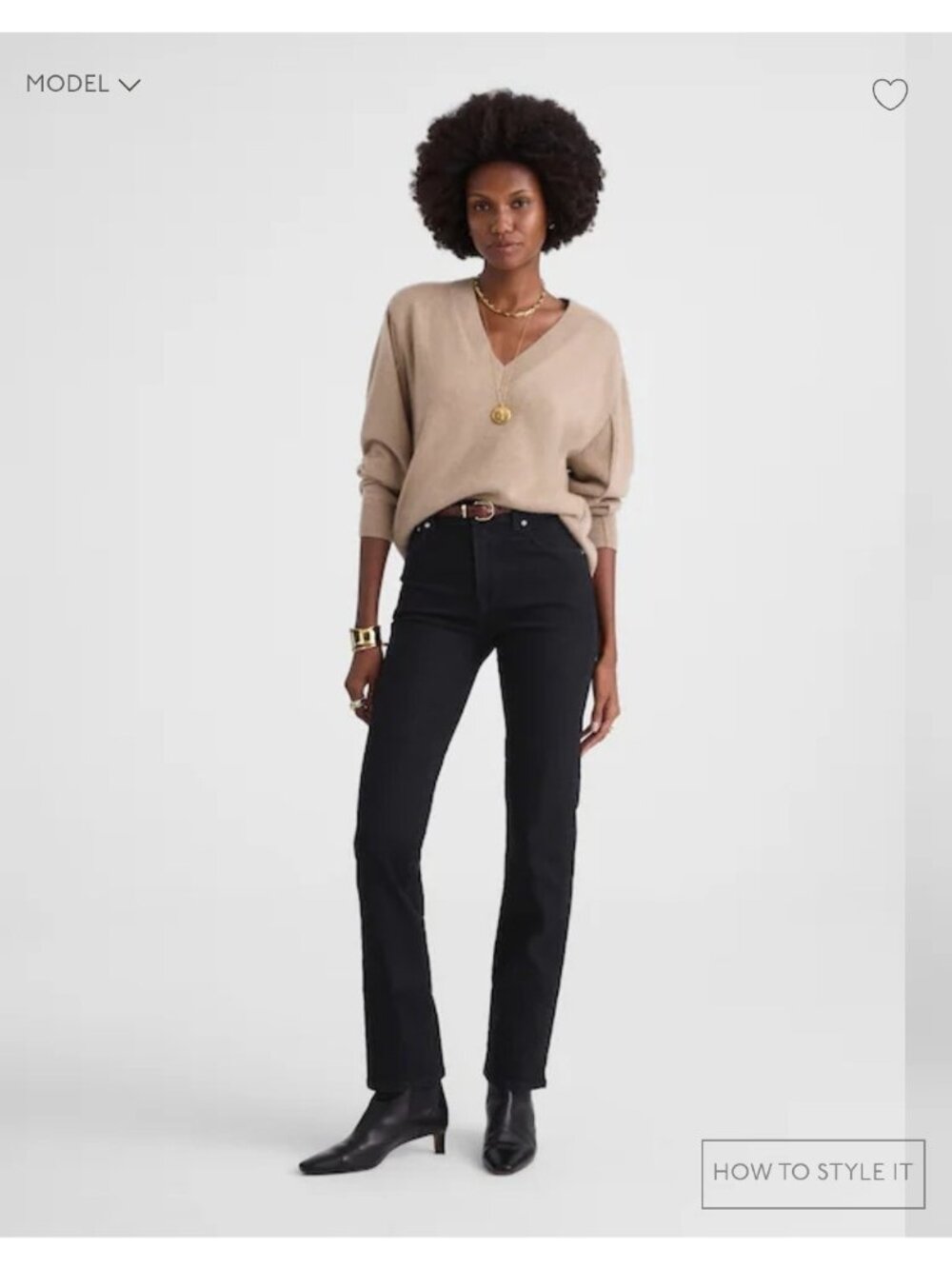 NWT Madewell The Longline Straight Jean Womens Size 28 Black Frost NW253